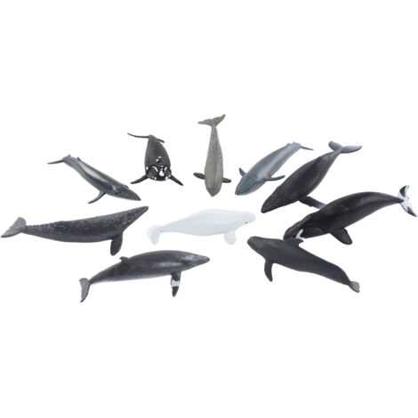 10 Pièces Décoration Murale Baleine Moderne - Ornement Animal Marin Élégant pour Bureau et Maison, Idée Cadeau Originale