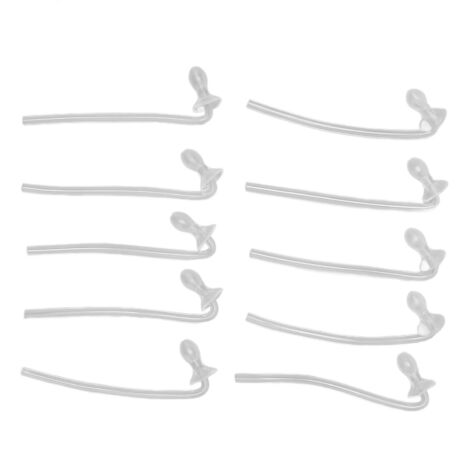 10 pièces Dômes Auditifs avec Conduits Amplificateurs, Kit Accessoires pour Amplificateurs Sonores, Format Compact