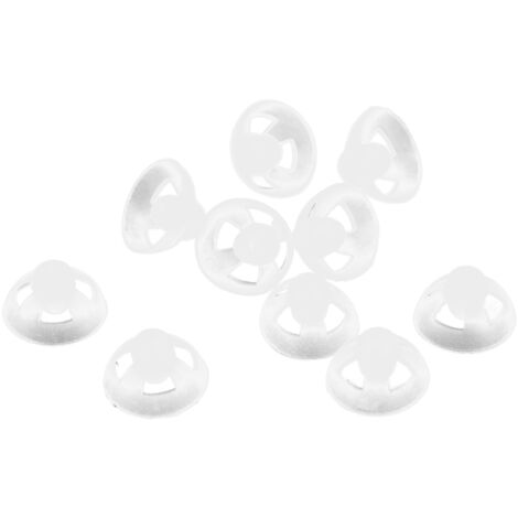 10 Pièces Dômes pour Aides Auditives, Embouts en Silicone Souple Lavables, Respirables et Anti-Statiques, Taille 7mm