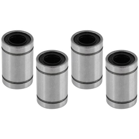 10 pièces Douille à Billes LM8UU 8mm pour Guidage Linéaire, Compatible Tige 8mm, Pièces CNC et Imprimante 3D