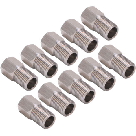 10 pièces Écrou de Compression pour Câble de Frein Hydraulique VTT, Boulon Vis 8mm en Acier Inoxydable