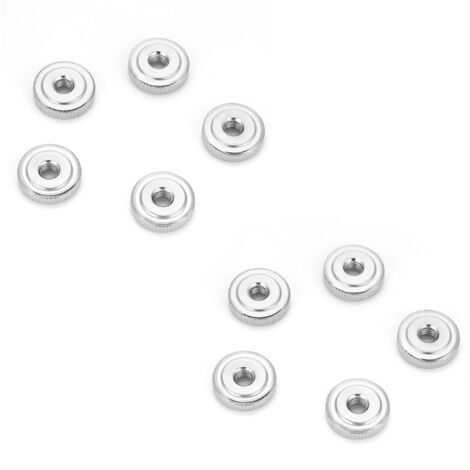 10 Pièces Écrous à Broche M4 M5 M6 M8 M10, Écrous Papillon Moletés (M5)