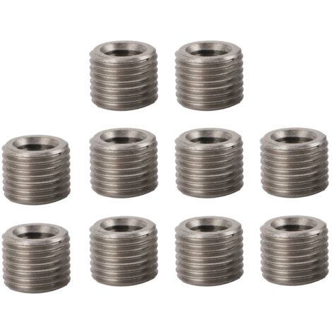 10 Pièces Écrous de Réparation Filetés en Acier Inoxydable Durable Accessoires Quincaillerie M3 M5 4MM