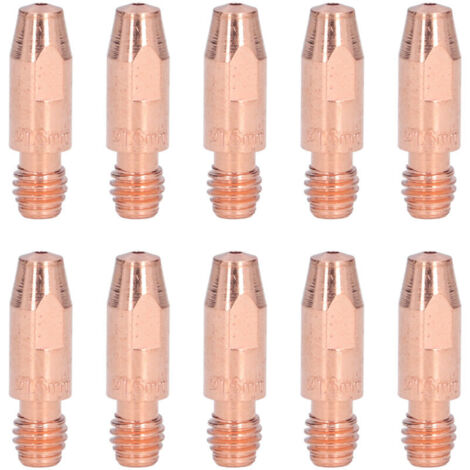 10 Pièces Embouts de Contact Cuivre 36KD1.6x30 Kit Accessoires Soudure