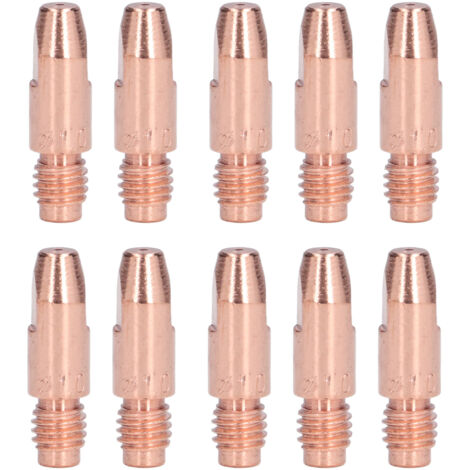 10 Pièces Embouts de Contact en Cuivre 36KD1.0 pour Soudure, Accessoires de Torche