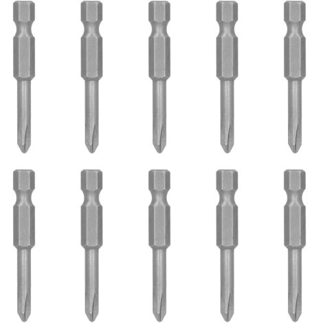 10 pièces embouts de tournevis cruciformes magnétiques en acier allié S2 pour outils électriques 4mm
