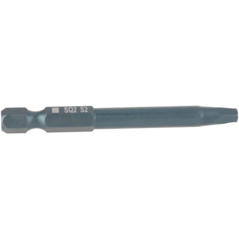 10 pièces embouts de vissage carrés 6,3 mm 1/4 pouce, tige hexagonale 65 mm, acier allié S2