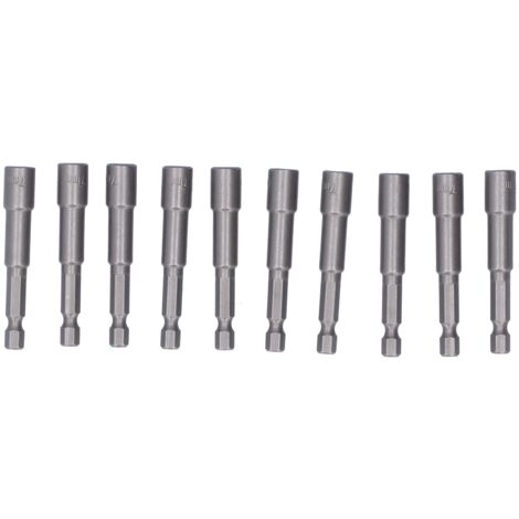 10 pièces embouts hexagonaux magnétiques puissants pour visseuse électrique accessoires 7mm