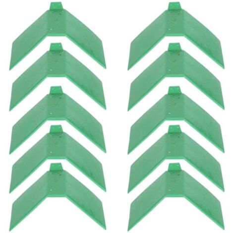 10 pièces en plastique petit vert anti-dérapant conception colombe repos support Pigeon perches perchoir cadre oiseau fournitures