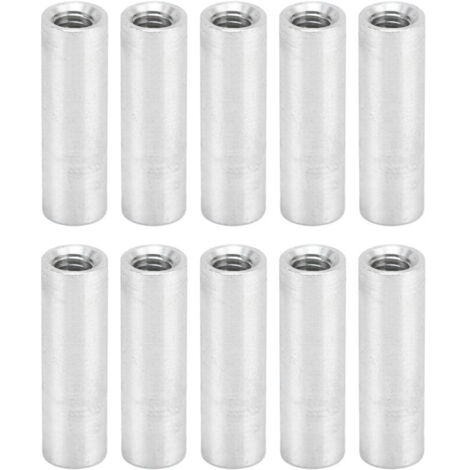 10 Pièces Entretoises Filetées en Alliage d'Aluminium pour Drone Quadcopter DIY, Colonnes Rondes M4x0.7mm Longueur 20mm
