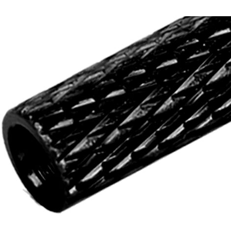 10 Pièces Entretoises Filetées Internes M3x35mm en Alliage d'Aluminium Anodisé Noir