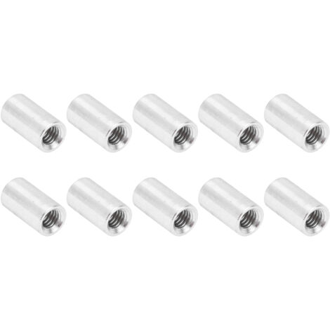 10 Pièces Entretoises Filetées M4 en Alliage d'Aluminium, Longueur 12mm, pour Montage Électronique et Robotique