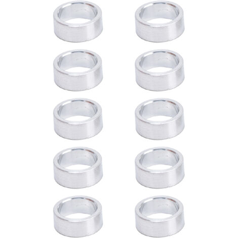 10 Pièces Entretoises Rondes en Alliage d'Aluminium Diamètre 10mm Épaisseur 4mm pour Support