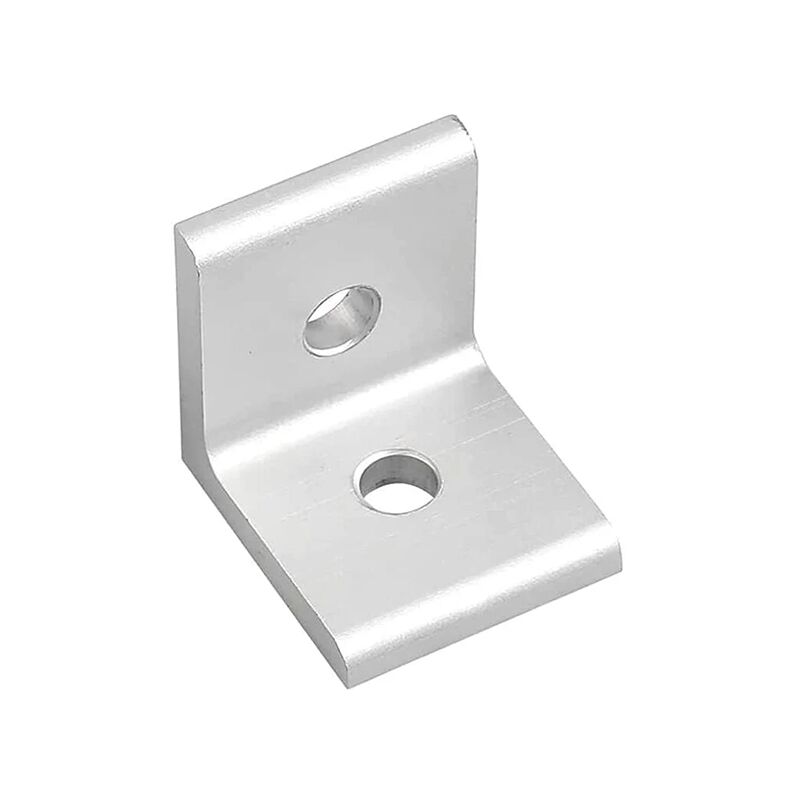 10 Pièces équerre de Fixation Metal, équerre de Fixation(20 x 20 x 18mm), équerre étagère Angle 90 Degrés Equerre, Equerre Metal pour Aluminium (20 x