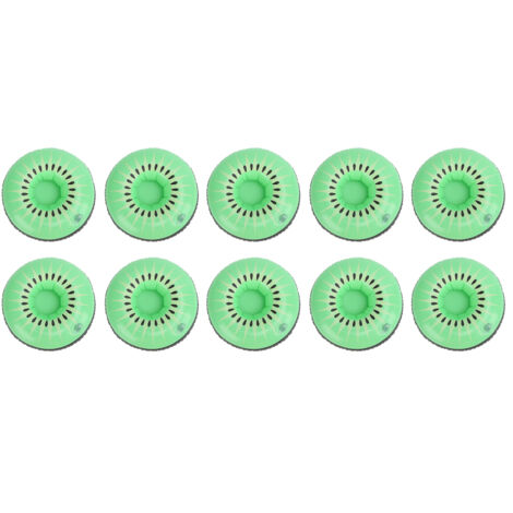 10 pièces Flotteurs Porte-gobelets Réutilisables pour Piscine, Décoration de Fête Thématique Fruits
