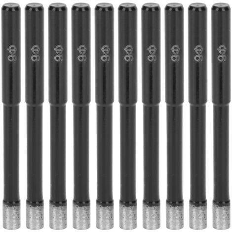 10 Pièces Foret Diamant pour Céramique, Marbre, Granit, Scie Cloche 6mm