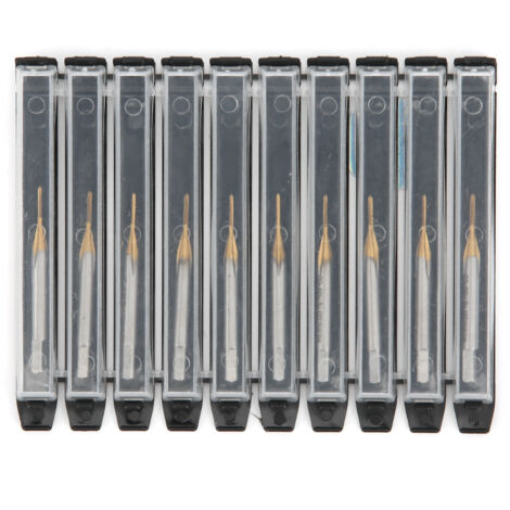 10 pièces Forets à Tarauder M0.9x0.225 en Acier Rapide pour Réparation Vélo et Fabrication Mécanique, Norme Japonaise