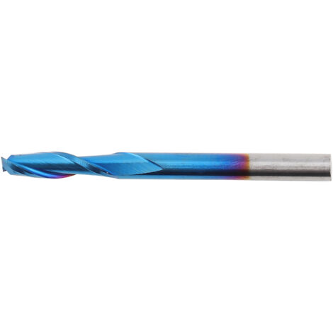 10 pièces Fraises Boule HSS Bleues 2 Tailles pour Gravure et Fraisage, Tige 3.175mm x 12mm
