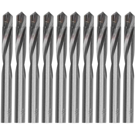 10 Pièces Fraises Droites en Acier Tungstène pour CNC, 11mm - Forets de Précision pour Gravure et Fraisage