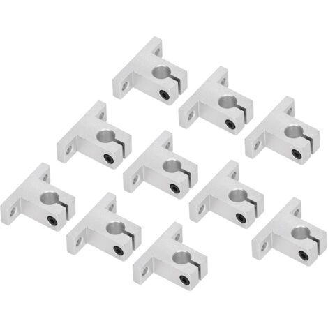10 Pièces Glissières Linéaires en Aluminium, Guidage à Roulement pour Déplacement Linéaire Précision