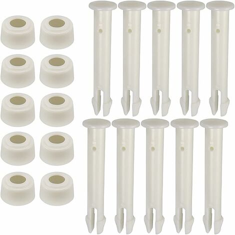 10 Pièces Goupilles en Plastique pour  Round Metal Frame Pools Pièces de Rechange pour Joints de Piscine pour Joints de Piscine,Remplacement de pièces de Rechange Joint Pins(6cm/2.36in)