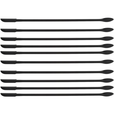 10 Pièces Grattoir en Silicone Souple, Design Courbé Allongé avec Double Tête Intégrée
