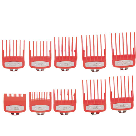 10 pièces guide de coupe professionnel pour tondeuse cheveux, kit accessoire remplacement