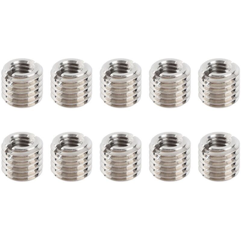 10 Pièces Insérer L'écrou Réducteur de Réparation M6 X 1.0 Femelle et M10 X 1.5 Outil D'extension de Filetage Mâle Accessoire de Fixation