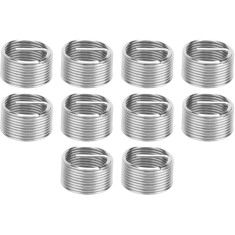10 Pièces Insert Fileté Hélicoïdal Bushing Vis Écrou Outil Conversion M18x1.5x1D
