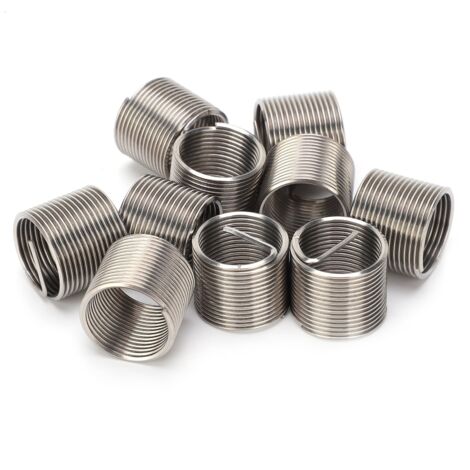 10 Pièces Insert Fileté Réparation Réducteur Écrou Conversion Filetée Fixation M18x1.5