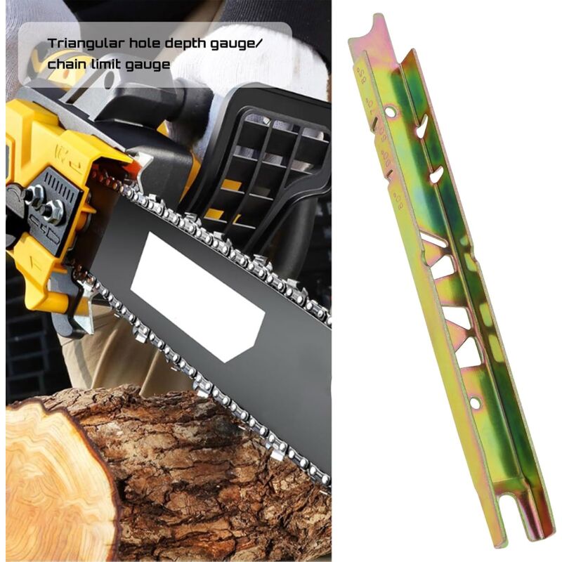 10 Pièces Jauge de Classement de Tronçonneuse Outils 1110 893 4000 Jauge de Profondeur de Chaîne Adaptée Au Pas de Chaîne 1/4 '3/8' 0.325 '3/8'