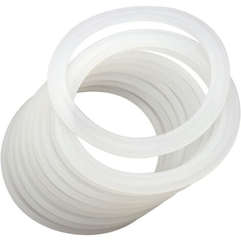 10 pièces joints en silicone platine pour couvercles de bocaux en verre étanches