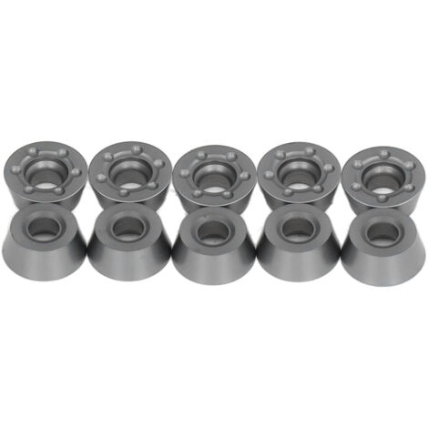 10 Pièces Lames de Fraisage Carbide Revêtues pour Bois CNC RDMT1204-MOE Outils Tour
