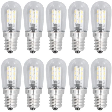 10 pièces LED E12 ampoule verre petit plafonnier ampoule 500LM applique ampoule pour chambre bureau 220V
