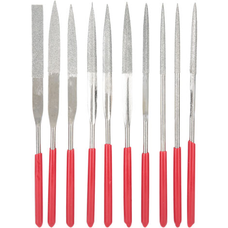 10 pièces limes à main métalliques pour bijoux, outils de sculpture sur bois, kit de fichiers de traitement DIY, 160mm