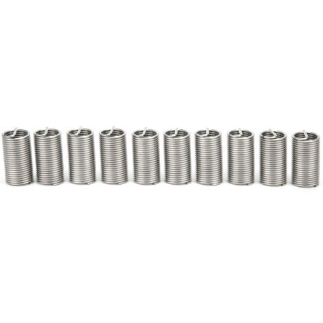 10 Pièces Manchons de Réparation Filetés M18x2x3D pour Insert Fileté, Écrous et Outil d'Expansion