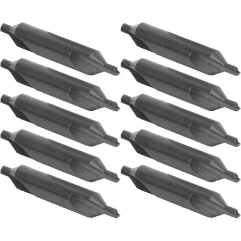 10 Pièces Mèches de Centrage Acier Rapide Type A pour Bois Métal 3mm