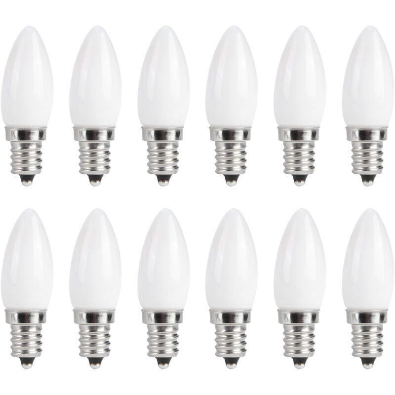 10 pièces Mini E12 led candélabre ampoules 1.5W ac 230V pour la maison voiture armoire htel éclairage