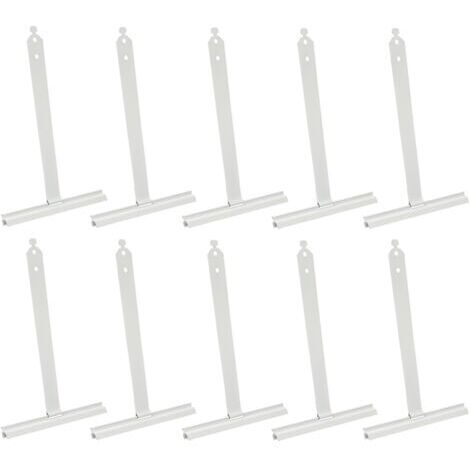 10 Pièces Mini Ressorts de Suspension pour volet Roulant Fixation pour volet Roulant Ressorts de Suspension Pour Volet Roulant électrique et manuel(100x190mm,Blanc)