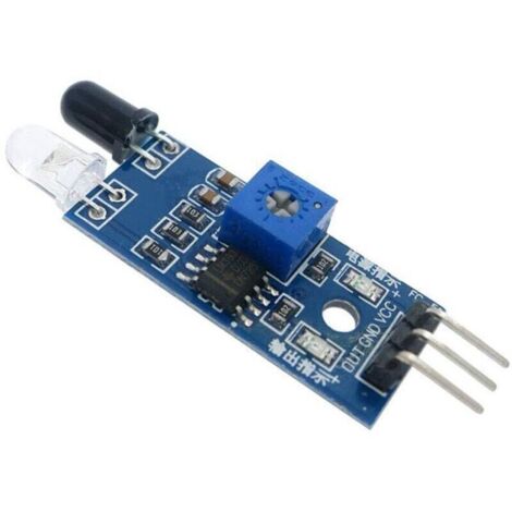 10 Pièces Module Capteur Évitement d’Obstacle Infrarouge pour Robot Voiture Intelligente et Arduino, 3 Fils, Réfléchissant