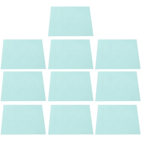 10 Pièces Plaque de Protection Transparente 138x122mm pour Masque de Soudure - Lentille de Rechange Fournitures Industrielles