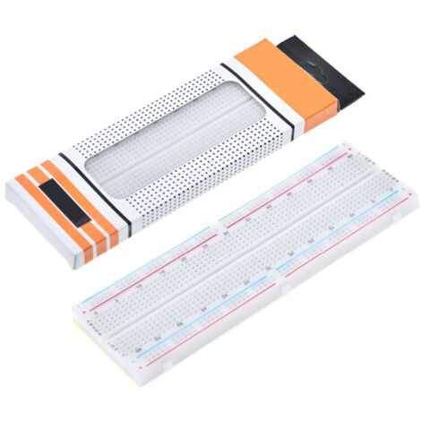 10 Pièces Platine d'Essai 830 Points sans Soudure ABS pour Projets Électroniques DIY