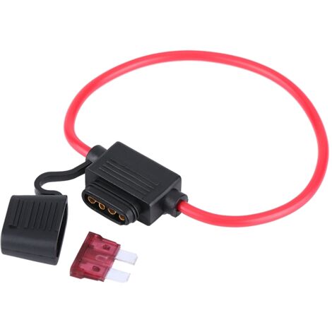 10 pièces Porte-fusible Lame Standard 12V 40A pour Voiture Auto Moto
