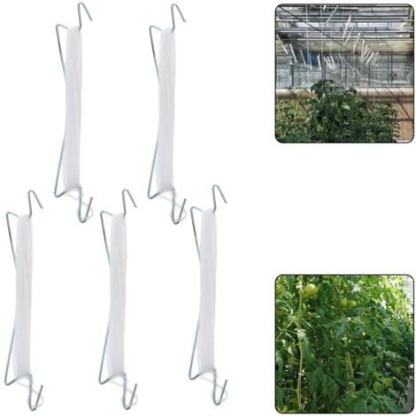 10 pièces porte-tomate crochets porte-plante de tomate à effet de serre avec fil concombre cerise pince à légumes