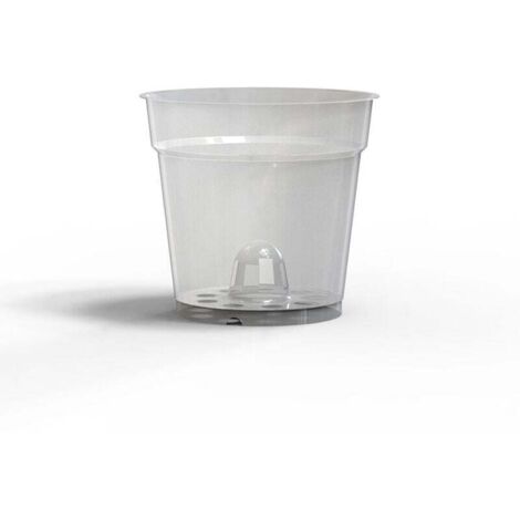 10 pièces Pot Fleurs Transparents Plastique Pot de Fleur,3.5"