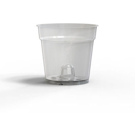 10 pièces Pot Fleurs Transparents Plastique Pot de Fleur.3.5"