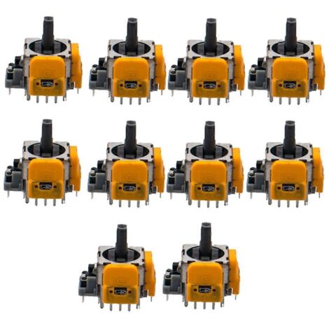 10 pièces pour joysticks, capteurs électromagnétiques à effet Hall haute précision réglables --