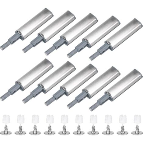 10 Pièces Push to Open Aimant Porte Placard Amortisseur Tiroir de Magnétiques Poussoir pour la Porte de l'Armoire, Tiroir, Meuble