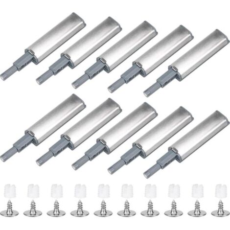 10 Pieces Push to Open Magnet Cabinet Door Damper Magnetic Drawer Push Pad for Cabinet Door, Drawer, Furniture