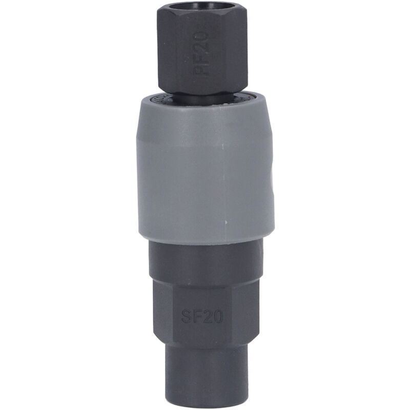 10 pièces raccord pneumatique Air connecteur rapide autobloquant Type c en acier plastique pour tuyau d'arrosage (SF20 + PF20 1/4in filetage femelle)